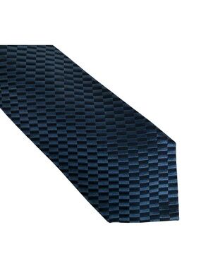 Ermenegildo Zegna Silk Blue Italian Mens Tie